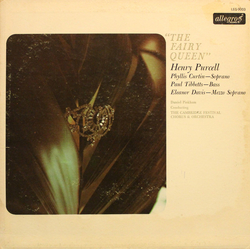 Daniel Pinkham / Henry Purcell / The Cambridge Festival Chorus and Orchestra / Phyllis Curtin / Paul Tibbetts (2) / Eleanor Davis The Fairy Queen Viny