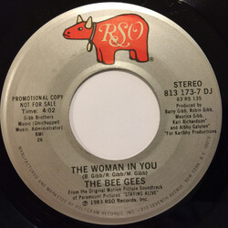 Bee Gees The Woman In You USED VINYL 7INCH 45 RPM SINGLE PROMO