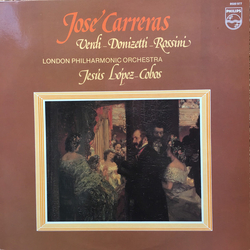 José Carreras Verdi - Donizetti - Rossini Vinyl LP USED