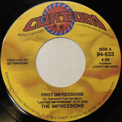 The Impressions First Impressions USED VINYL 7INCH 45 RPM SINGLE