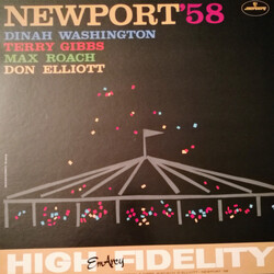 Dinah Washington / Terry Gibbs / Max Roach / Don Elliott Newport '58 Vinyl LP USED