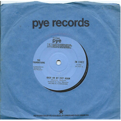 The Foundations Back On My Feet Again USED VINYL 7INCH 45 RPM SINGLE