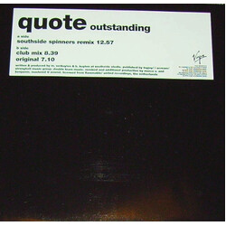 Quote Outstanding USED VINYL 12INCH