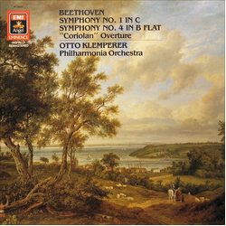 Ludwig Van Beethoven / Philharmonia Orchestra / Otto Klemperer Symphony No. 1 In C • Symphony No. 4 In B Flat • "Coriolan" Overture Vinyl LP USED