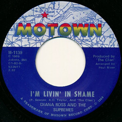 The Supremes I'm Livin' In Shame USED VINYL 7INCH 45 RPM SINGLE