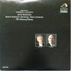 Arthur Rubinstein / Boston Symphony Orchestra / Erich Leinsdorf Beethoven "Emperor" Concerto Vinyl LP USED