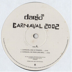 Dario G Carnaval 2002 VINYL 12" USED