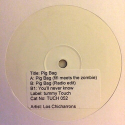 Los Chicharrons Pig Bag USED VINYL 12INCH WHITE LABEL