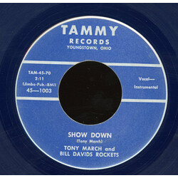 Tony March / Bill Davids Rockets Show Down USED VINYL 7INCH 45 RPM