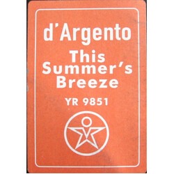 D'Argento This Summer's Breeze Vinyl 12" USED