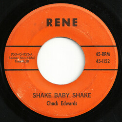 Chuck Edwards Shake Baby Shake USED VINYL 7INCH 45 RPM