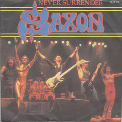Saxon Never Surrender USED VINYL 7INCH SINGLE 45 RPM