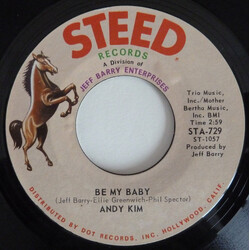 Andy Kim Be My Baby / Love That Little Woman USED VINYL 7INCH SINGLE 45 RPM