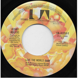 Kenny Rogers Love The World Away USED VINYL 7INCH 45 RPM SINGLE