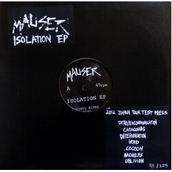 Mauser (4) Isolation EP USED VINYL 12INCH 45 RPM EP NUMBERED TEST PRESSING