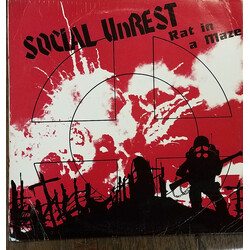 Social Unrest Rat In A Maze USED VINYL 12INCH 45 RPM EP REPRESS