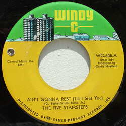 Five Stairsteps Ain't Gonna Rest (Till I Get You) / You Can't See USED VINYL 7INCH 45 RPM SINGLE