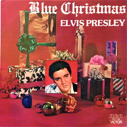 Elvis Presley Blue Christmas Vinyl LP USED