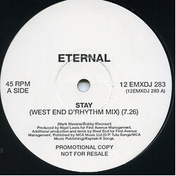 Eternal (2) Stay USED VINYL 12INCH 45 RPM PROMO