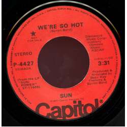 Sun (7) We're So Hot Vinyl 7" USED