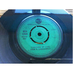 John D. Loudermilk Language Of Love USED VINYL 7INCH 45 RPM SINGLE PROMO