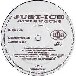 Just-Ice Girls N Guns USED VINYL 12INCH PROMO