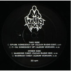 Buddha Monk Spark Somebody Up / Warrior Chief VINYL 12" USED