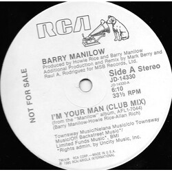 Barry Manilow I'm Your Man USED VINYL 12INCH PROMO