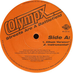 Olympx Streets Are A Battlefield USED VINYL 12INCH PROMO