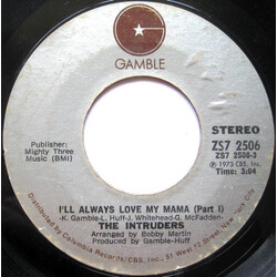 The Intruders I'll Always Love My Mama VINYL 7" USED
