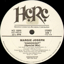 Margie Joseph Knockout (Special Mix) USED VINYL 12INCH 33 S RPM PROMO