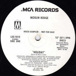 Moulin Rouge (2) Holiday / Lonely Days USED VINYL 12INCH 33 S RPM PROMO SAMPLER
