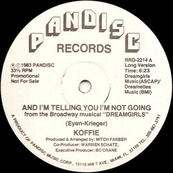 Koffie And I'm Telling You I'm Not Going VINYL 12" USED