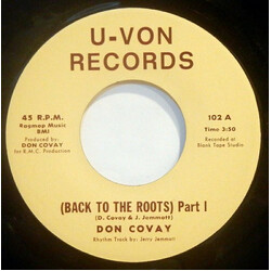 Don Covay (Back To The Roots) Part I / (Back To The Roots) Part II USED VINYL 7INCH 45 RPM SINGLE