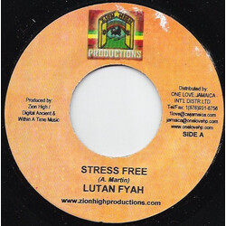 Lutan Fyah Stress Free USED VINYL 7INCH