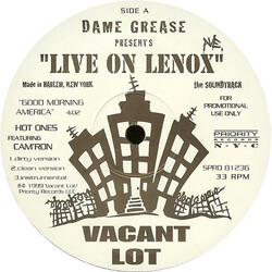 Hot Ones / Cam'Ron / Meeno Good Morning America / Who USED VINYL 12INCH 33 S RPM PROMO