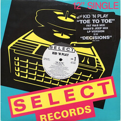 Kid 'N' Play Toe To Toe USED VINYL 12INCH 33 S RPM PROMO