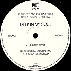 RC Groove / Joshua Collins / Shay Coco Butta Deep In My Soul VINYL 12" USED