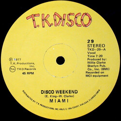 Miami Disco Weekend / Come Dance With Me VINYL 12" USED