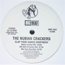 Nubian Crackers Clap Your Hands Everybody USED VINYL 12INCH PROMO