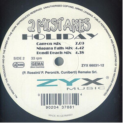 2 Mistakes Holiday USED VINYL 12INCH 45 RPM 33 S RPM