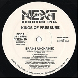 Kings Of Pressure Brains Unchained / Slang Teacher VINYL 12" USED