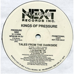 Kings Of Pressure Tales From The Darkside / Nozy Bodies USED VINYL 12INCH PROMO 33 S RPM