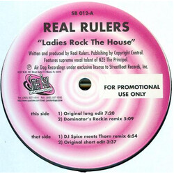 Real Rulers Ladies Rock The House USED VINYL 12INCH PROMO