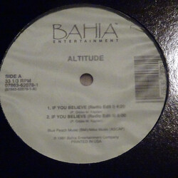 Altitude (3) If You Believe USED VINYL 12INCH 33 S RPM