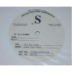 Ce Ce Peniston Hit By Love USED VINYL 12INCH TEST PRESSING
