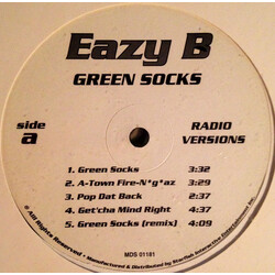 Eazy B (2) Green Socks USED VINYL 12INCH 33 S RPM