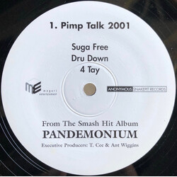 Suga Free / Dru Down / Rappin' 4-Tay Pimp Talk 2001 USED VINYL 12INCH