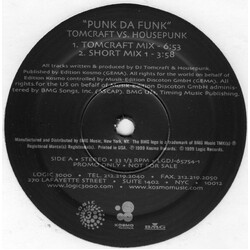 Tomcraft / Housepunk Punk Da Funk VINYL 12" USED