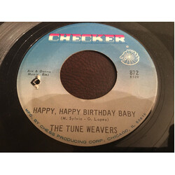 The Tune Weavers Happy, Happy Birthday Baby / Yo, Yo, Walk USED VINYL 7INCH 45 RPM SINGLE REISSUE